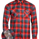Hawaiian Drip (Red) Flannel