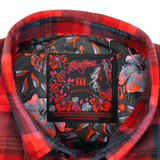 Hawaiian Drip (Red) Flannel