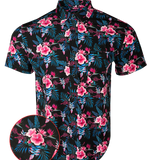 Hibiscus (Tropics) Button Down