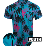 High Crown Blue/Black Button Down (Youth)