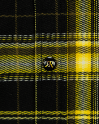 High Roller (Gold) Flannel (Pearl Snaps)