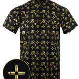 High Roller (Gold) Button Down (Pearl Snaps)