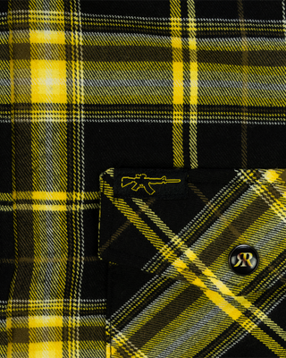 High Roller (Gold) Flannel (Pearl Snaps)