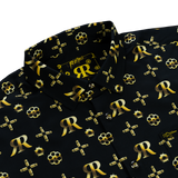 High Roller (Gold) Button Down (Pearl Snaps)