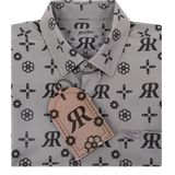 High Roller (Gray) Button Down (Pearl Snaps)