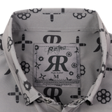 High Roller (Gray) Button Down (Pearl Snaps)