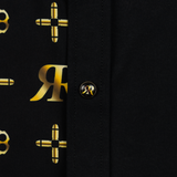 High Roller Split (Gold) Button Down