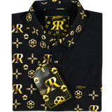 High Roller Split (Gold) Button Down