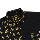 High Roller Split (Gold) Button Down