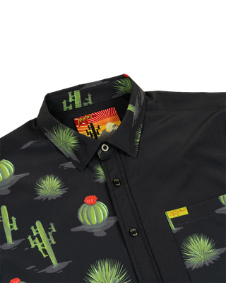 Homeland Split (Black) Button Down