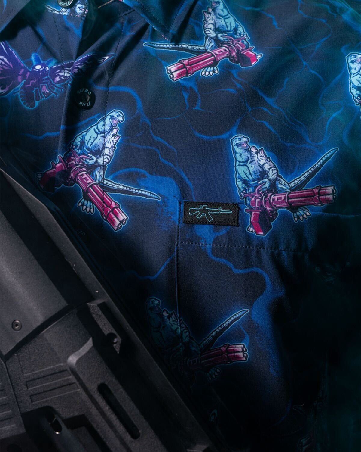 Retro Rifle Romeo Retro Rifle - Men's Button Down - Romeo