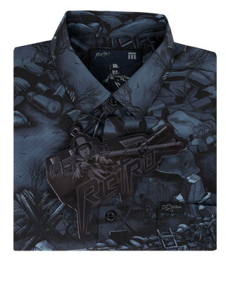 In the Trenches Button Down