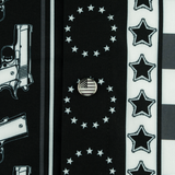 Independence (Black/White) Button Down (Pearl Snaps)