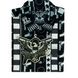 Independence (Black/White) Button Down (Pearl Snaps)