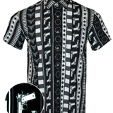 Independence (Black/White) Button Down (Pearl Snaps)