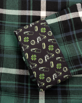 Irish Hand Grenade (Black) Flannel