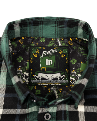 Irish Hand Grenade (Black) Flannel