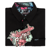 Island Time (Black) Dress Shirt