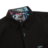Island Time (Black) Dress Shirt