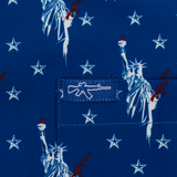 Lady Liberty (Blue) Button Down