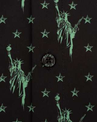 Lady Liberty Button Down