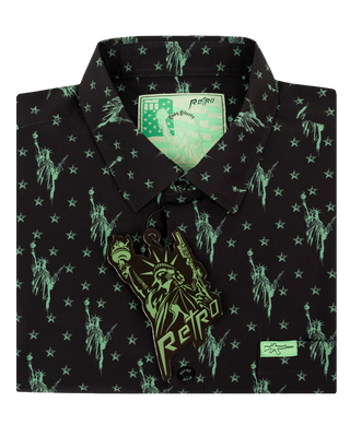 Lady Liberty Button Down