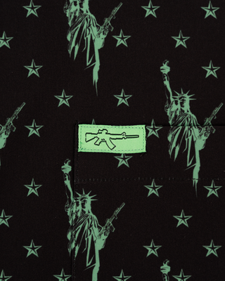 Lady Liberty Button Down