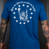 Lady Liberty (Blue) Tee