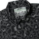 Leopard (Black) Button Down