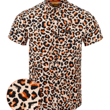 Leopard Button Down