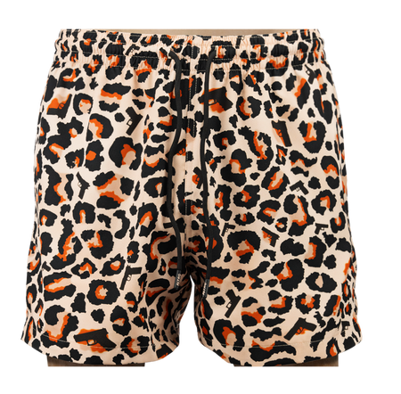 Leopard Shorts 5 Inseam