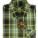 Living Dead Plaid Bamboo Button Down