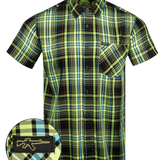 Living Dead Plaid Bamboo Button Down