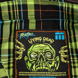 Living Dead Plaid Bamboo Button Down