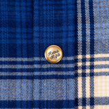 Los Charro (Blue) Flannel (Pearl Snaps)