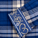 Los Charro (Blue) Flannel (Pearl Snaps)