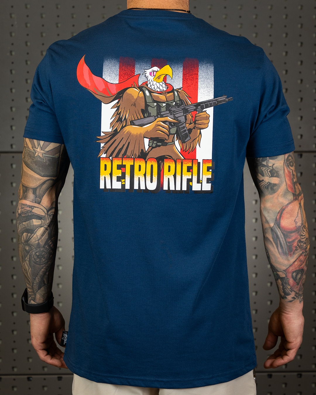 Retro Rifle Tee Retro Rifle - Men's T-Shirt - Murican Muscle