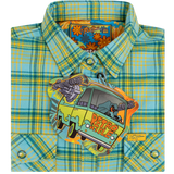 Mystery Machine Gun (Womens) Flannel (Snaps)