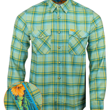 Mystery Machine Gun Flannel (Snaps)