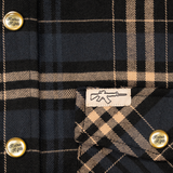 Old Silence Gold Flannel (Womens) (Pearl Snaps)
