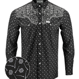 Old Silence Long Sleeve Button Down (Pearl Snaps)