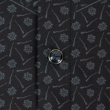 Old Silence (Blackout) Button Down (Pearl Snaps)