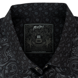 Old Silence (Blackout) Button Down (Pearl Snaps)