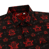 Oni Mask V2 Button Down