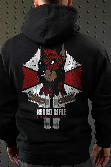 Rifle Marrone Cotton Men's Hoodie main image 0