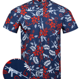 Patriotic Hawaiian Button Down