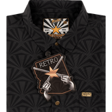 Peacemaker (Black) Button Down (Snaps)