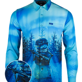 Permafrost Long Sleeve Button Down (Pearl Snaps)