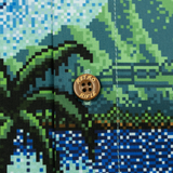 Pixel Paradise Button Down