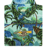 Pixel Paradise Button Down
